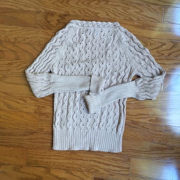 Intuitions sz M womans blush color fitted sweater - Picture 7 of 7